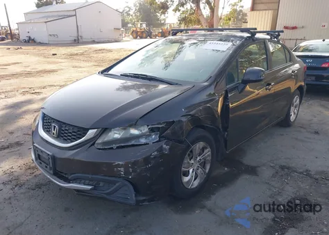 2013 Honda Civic Lx из США, поврежденный, VIN 19XFB2F5XDE247400